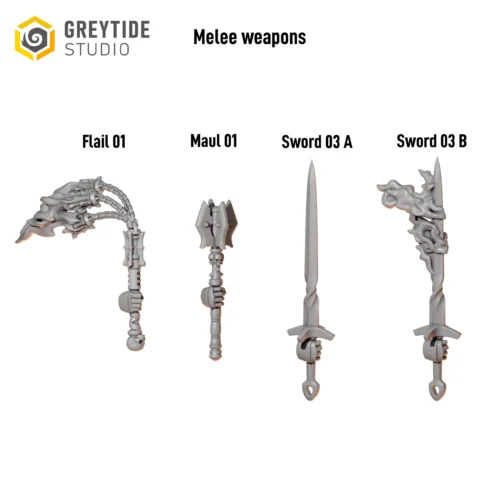 Melee weapons CC